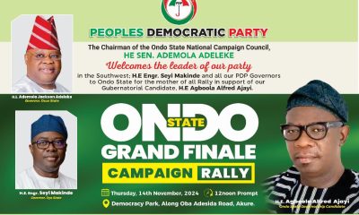 PDP mega rally in Ondo