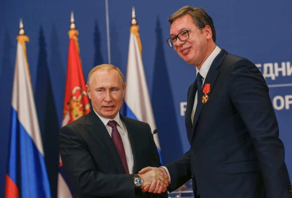 Serbian President warns against attack on Russia