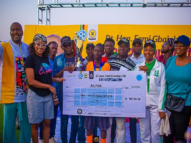 Government College wins Femi Gbajabiamila U-16 Football tournament