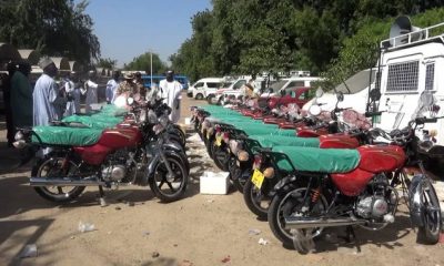 18 motorcycles for military in Damboa LGA