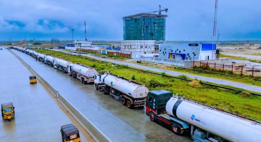 dangote-refinery-trucks