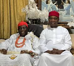 Obi of Asaba hosts Senator Ned Nwoko