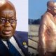 Outrage as President Akufo-Addo unveils statue of himself in Ghana