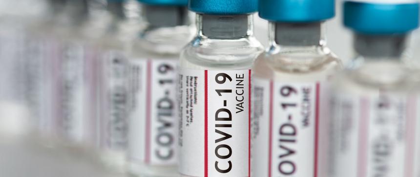 COVID-19 vaccine vials