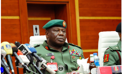 The Chief of Army Staff (COAS), Lt.-Gen. Olufemi Oluyede,