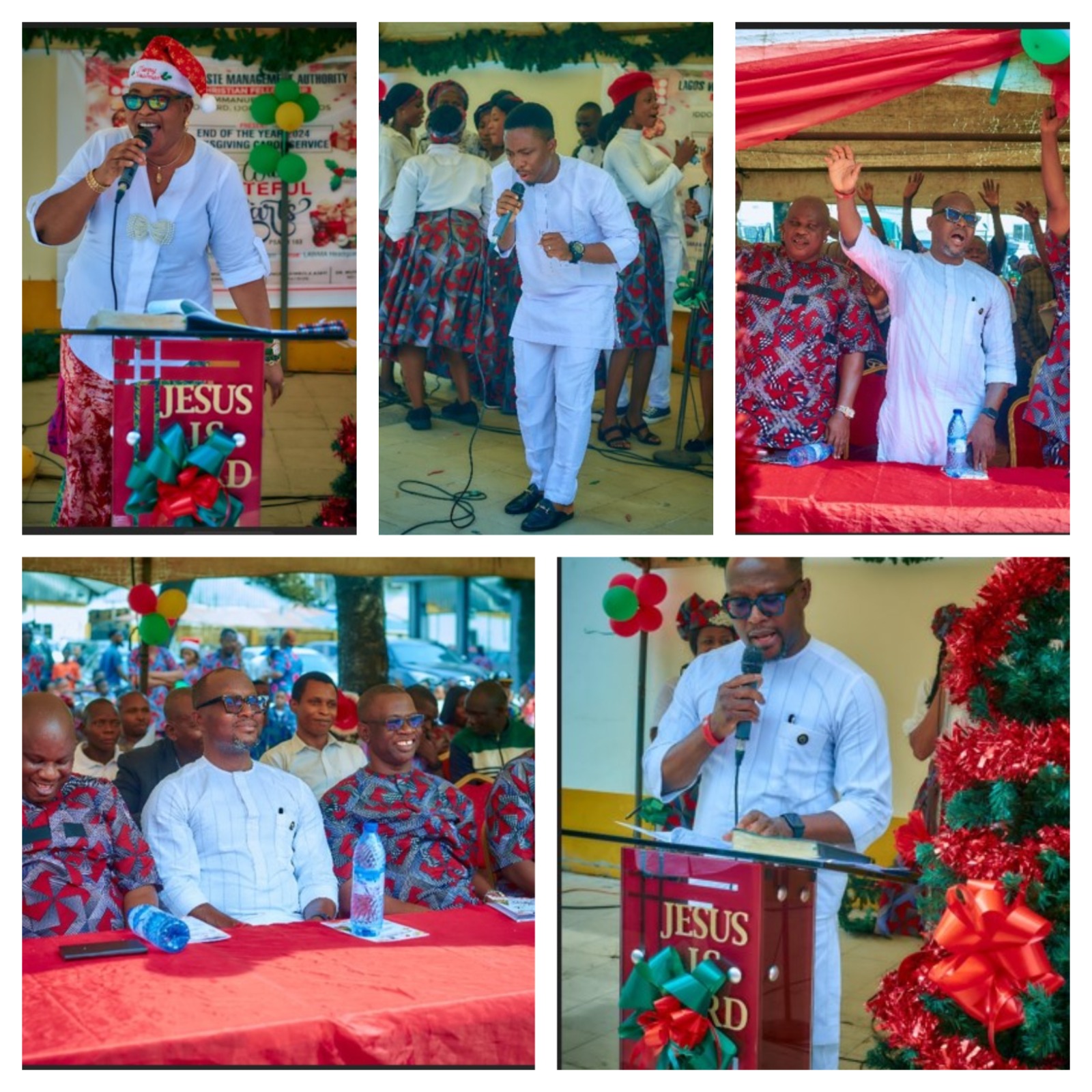 LAWMA holds 2024 Christmas carol/end of the year thanksgiving