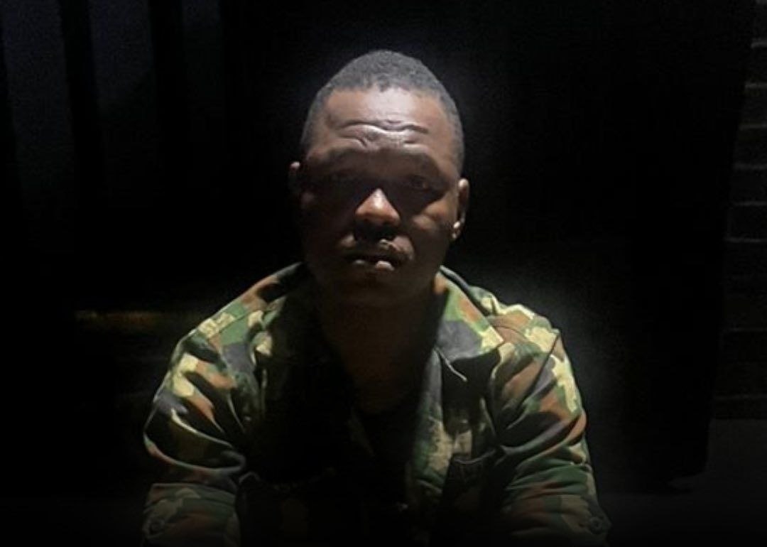 Soldier arrested with Canadian loud