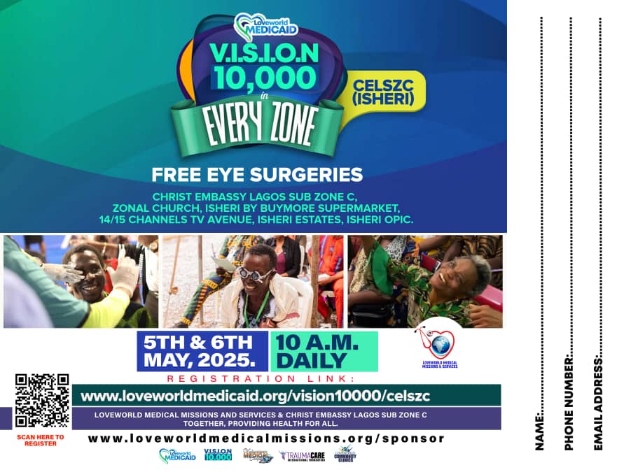 V.I.S.I.O.N 10,000 Free Eye Surgeries