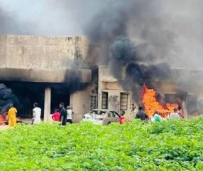 Angry youths burn NDLEA office