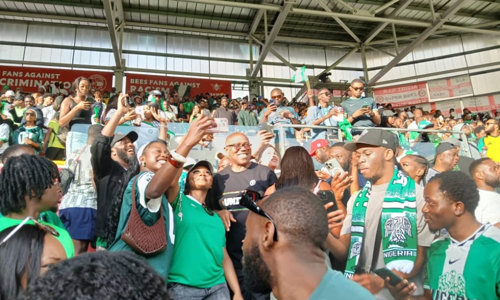 Obi celebrates Super Eagles