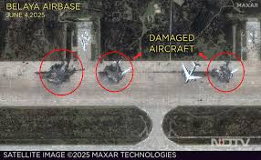 Image of Ukraine attack on Russia air facilities