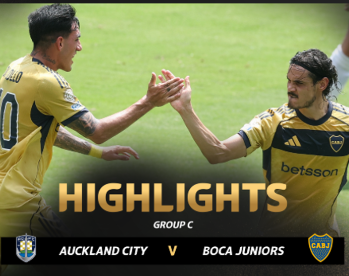 boca juniors auckland city