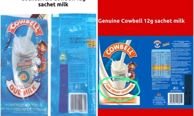 NAFDAC issues safety alert over counterfeit Cowbell milk in circulation