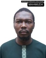 Captured terrorist leader, Mahmud al-Nigeri (aka Mallam Mamuda)
