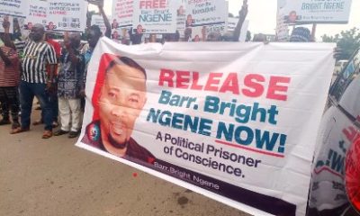 Protest NBA conference over imprisonment Bar. Bright Ngene