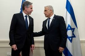 Israeli Opposition Leader Yair Lapid and Prime Minister Benjamin Ntanyahu