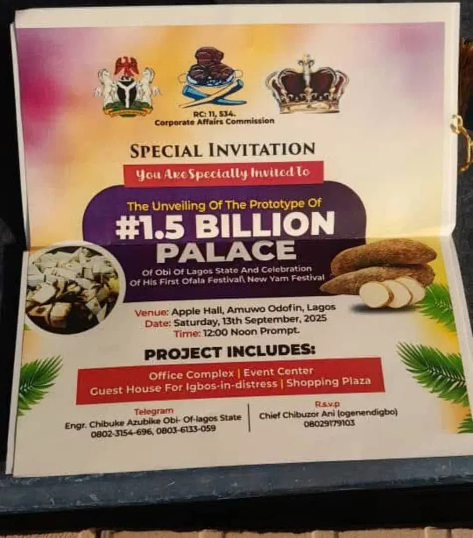 Self-Proclaimed ‘Obi of Lagos’ and his team