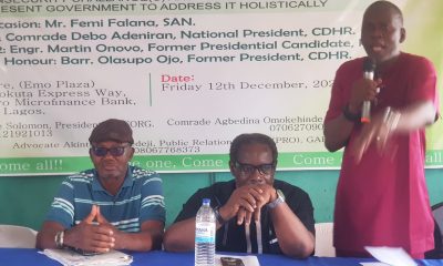 CDHR, Onovo, GAFORG Tasks FG on Insecurity