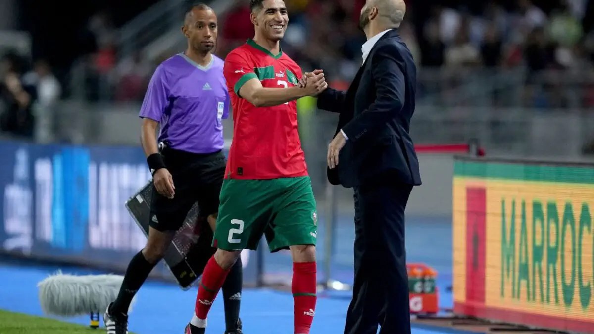 Regragui thanks PSG for Achraf Hakimi early release