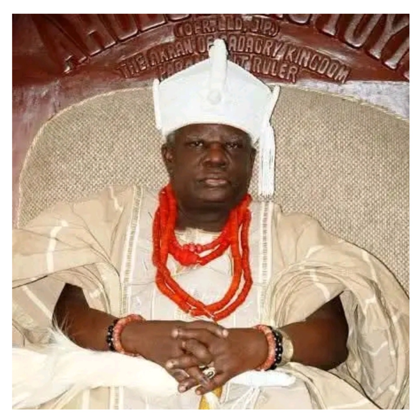 Just in: Akran of Badagry, Oba Aholu Menu-Toyi I, passes away after nearly five decades on throne