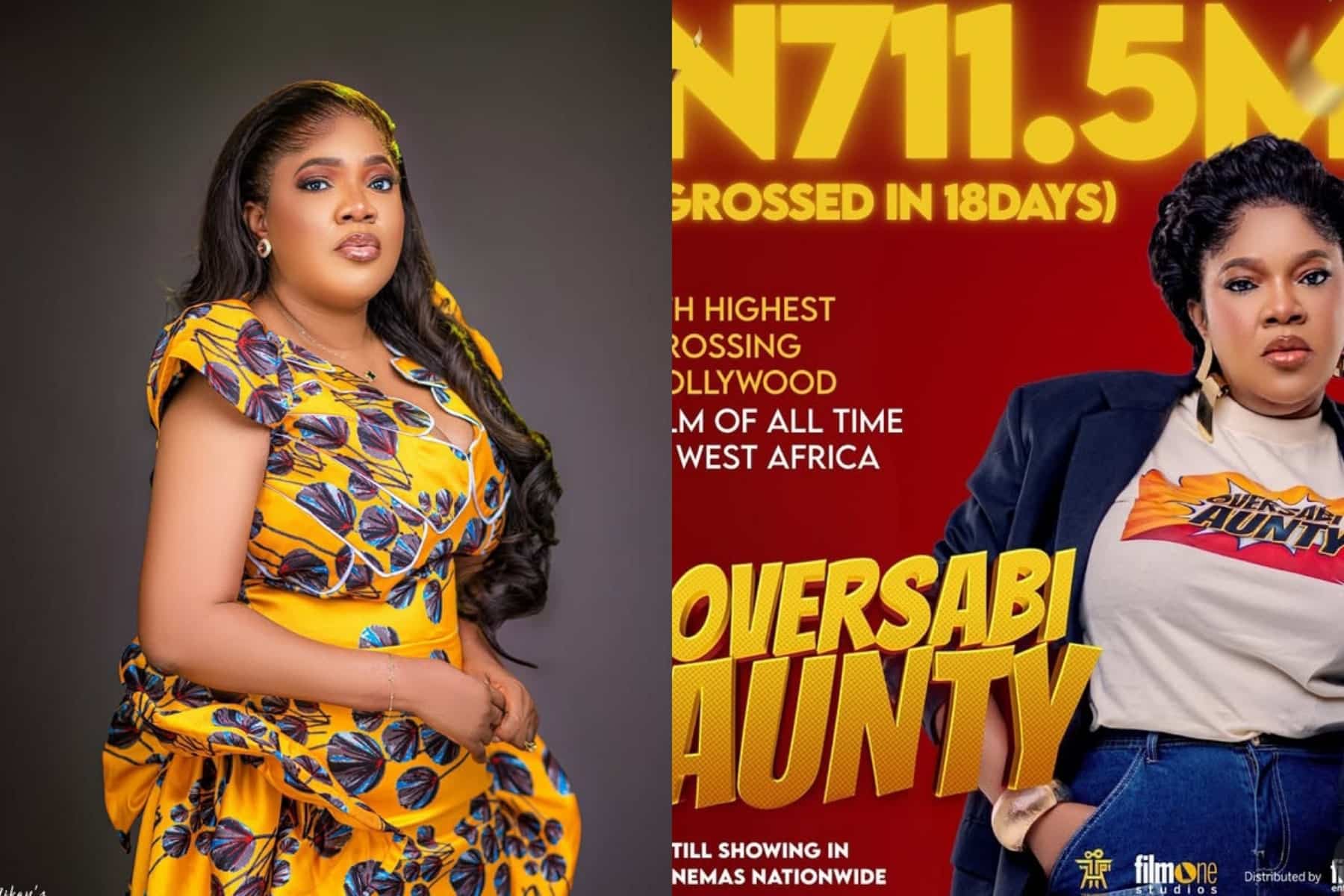 Oversabi Aunty hits N1bn, first Nollywood directorial debut to reach milestone