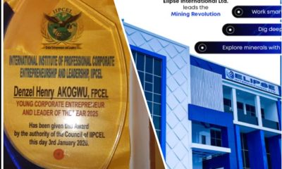 Nigeria’s top Mining guru Akogwu, honoured with Young Leader Award 2025