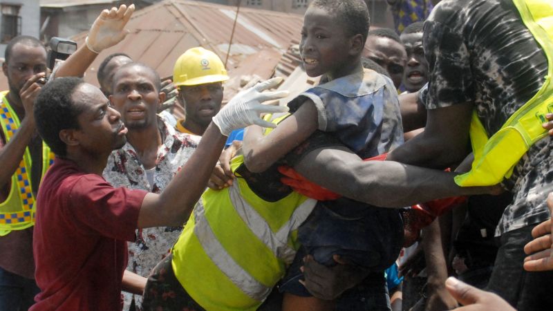 Lagos govt confirms no casualties at Lagos secondary school building collapse