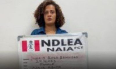 Brazilian woman arrested at Abuja Airport with heroin worth over N3B