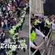 Four hospitalised as London protest outside Iranian embassy turns violent