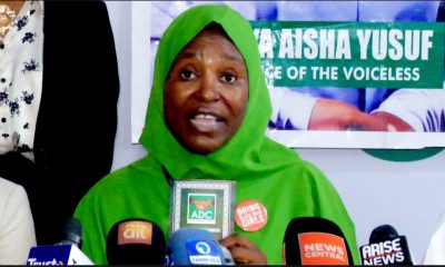 2027: Aisha Yesufu warns against Peter Obi playing second fiddle at ADC