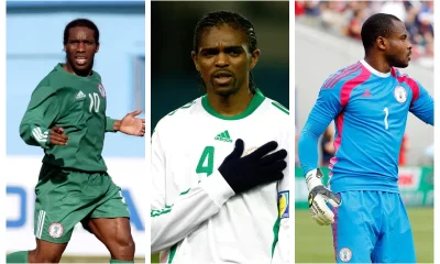 Nigerian football icons Kanu, Okocha, Amokachi set for African legends match