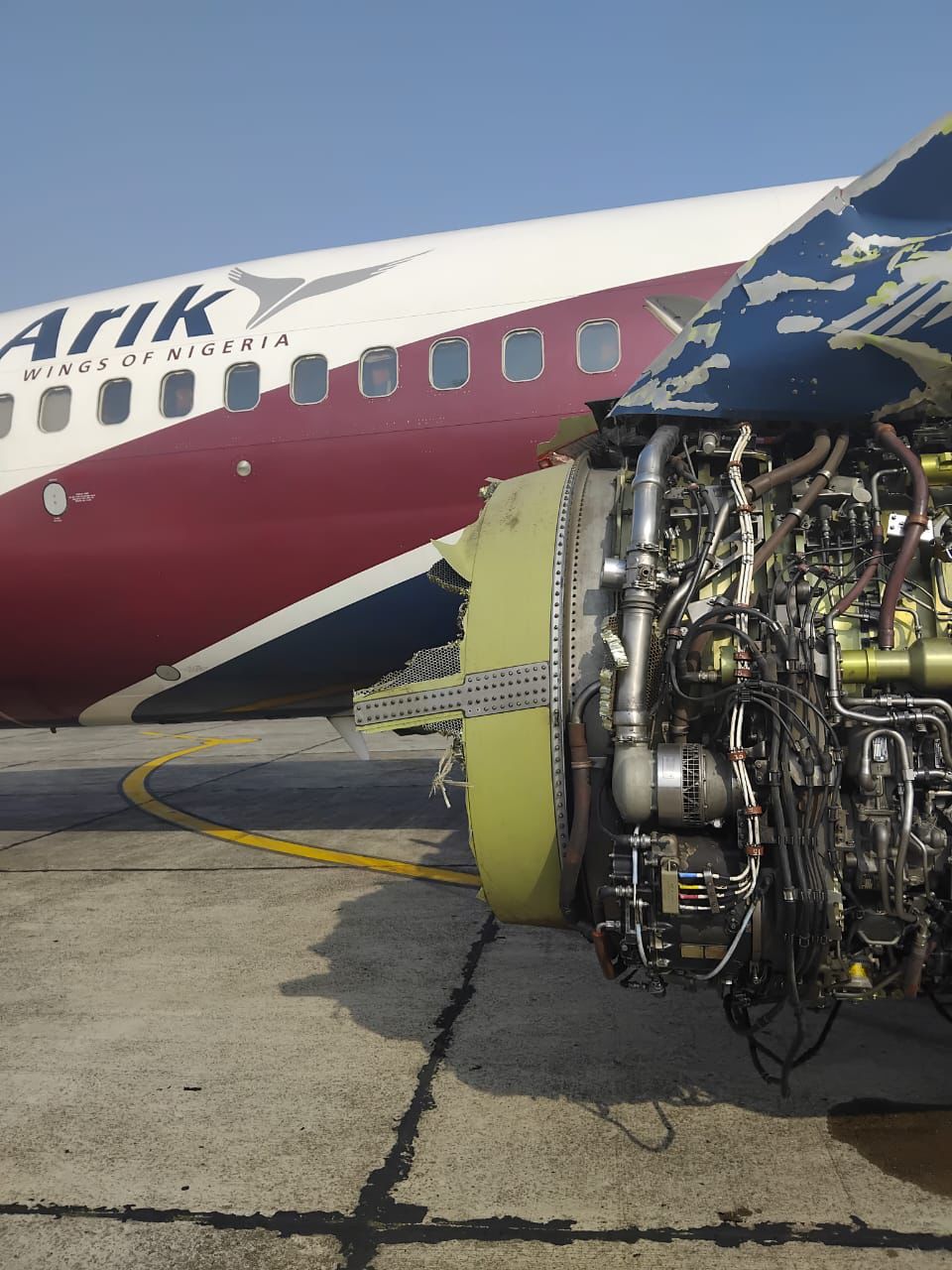Arik Air flight diverts to Benin after engine anomaly; passengers safe