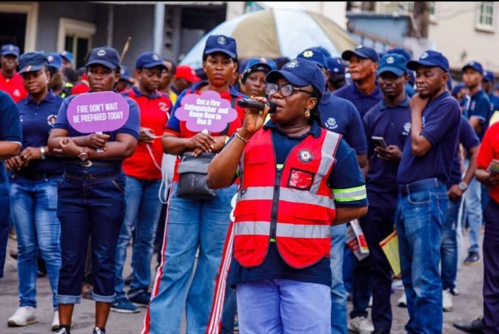 Lagos inaugurates Fire Marshal Club, holds safety walk