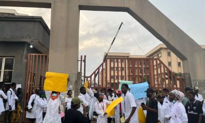 LAUTECH students protest relocation of key departments