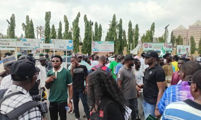 Protesters storm National Assembly, demand real-time upload of election results