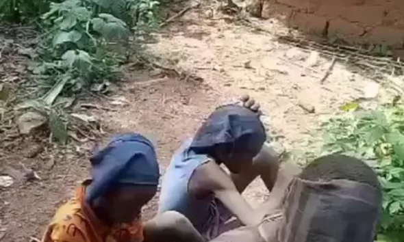 Disturbing video emerges showing bandits beat abducted man, children in Niger State