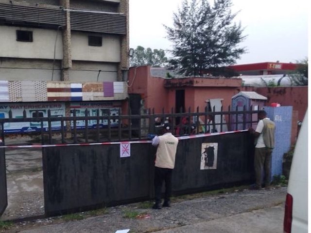 Lagos seals public toilet, property over wastewater pollution