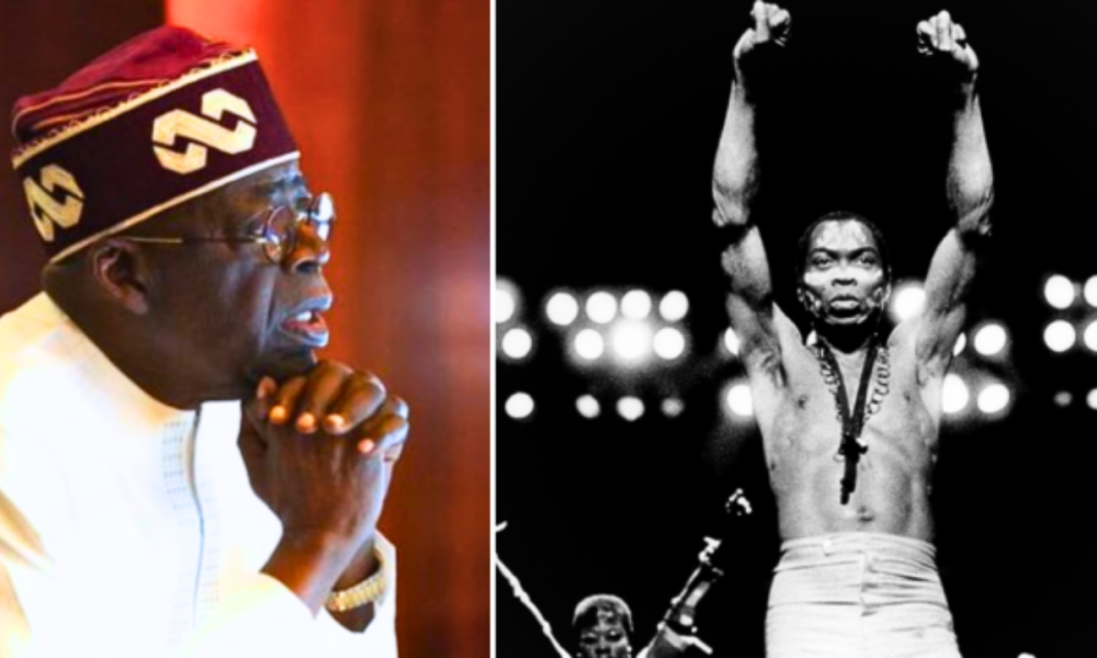 Tinubu hails Fela Kuti’s posthumous grammy, says Afrobeat icon is “eternal”