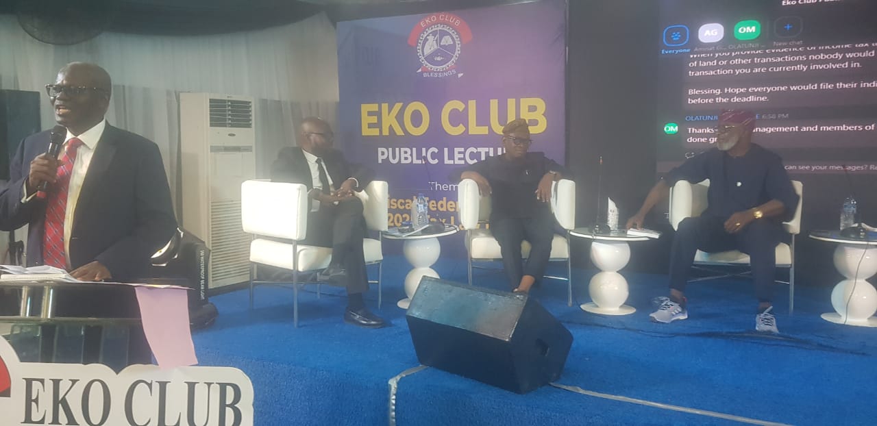 Professor Sanni Tasks Local, State Gov’t over replication of tax reform act at Eko Club Business Luncheon    
