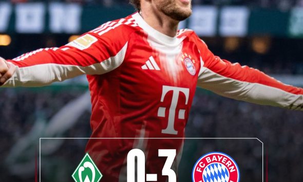 Kane Brace Helps Bayern Widen Bundesliga Lead to Six Points