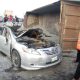 Man Dies, Wife Injured as Truck Crushes Car in Lagos