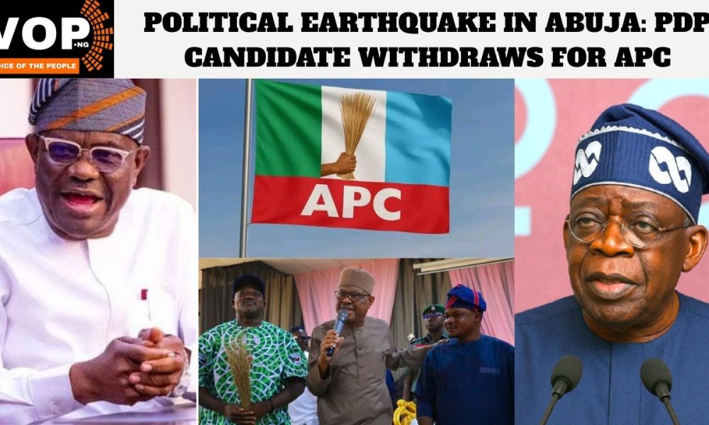 PDP condemns withdrawal of Abuja chairmanship candidates, alleges plot to weaken opposition