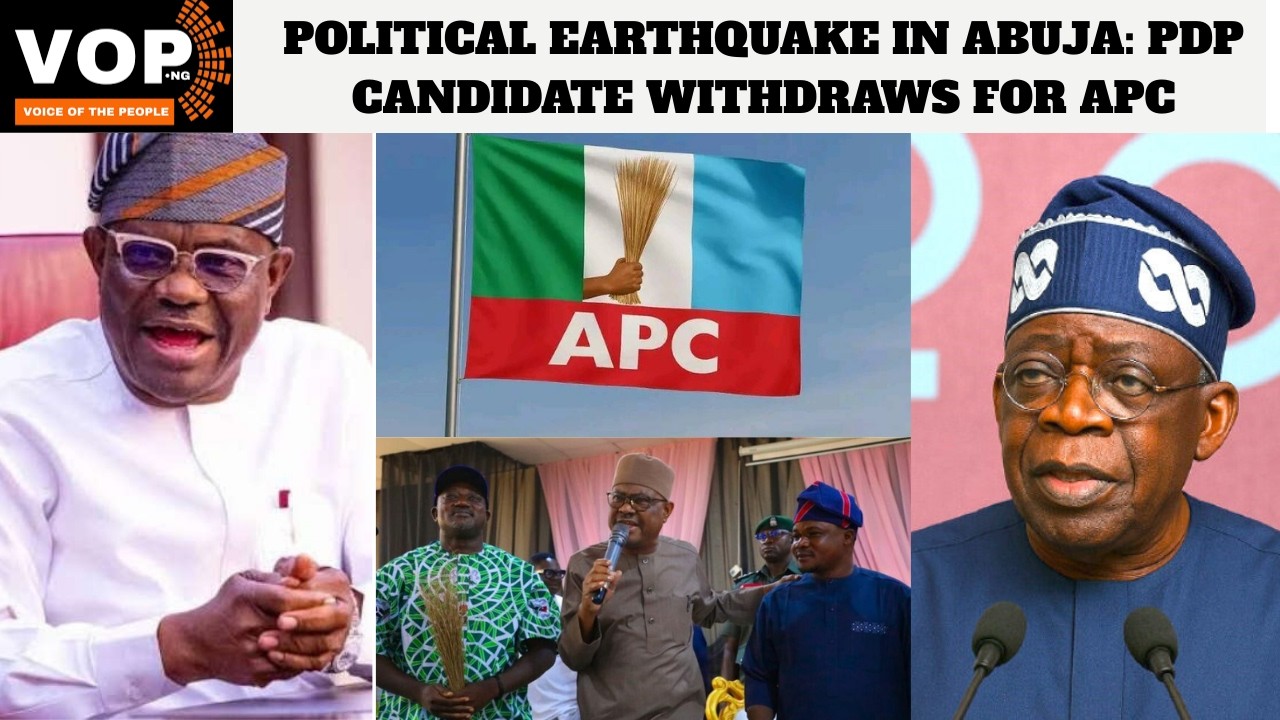 PDP condemns withdrawal of Abuja chairmanship candidates, alleges plot to weaken opposition