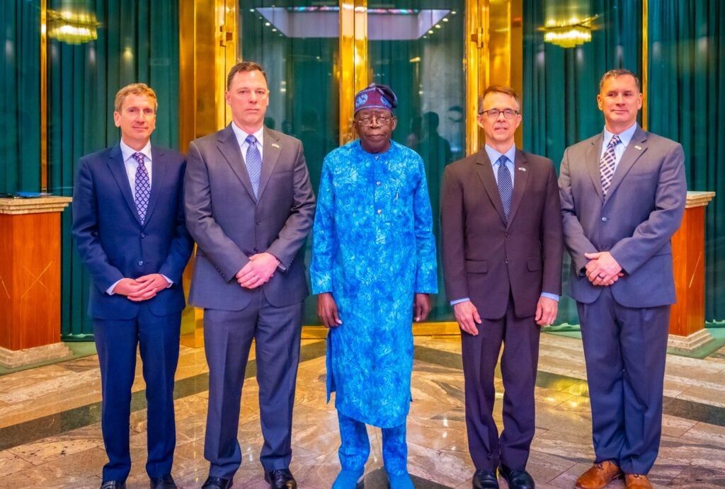 Tinubu receives US military delegation at Aso Rock