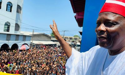 JUST IN: Mark, Amaechi, others in Kano ahead of Kwankwaso’s defection
