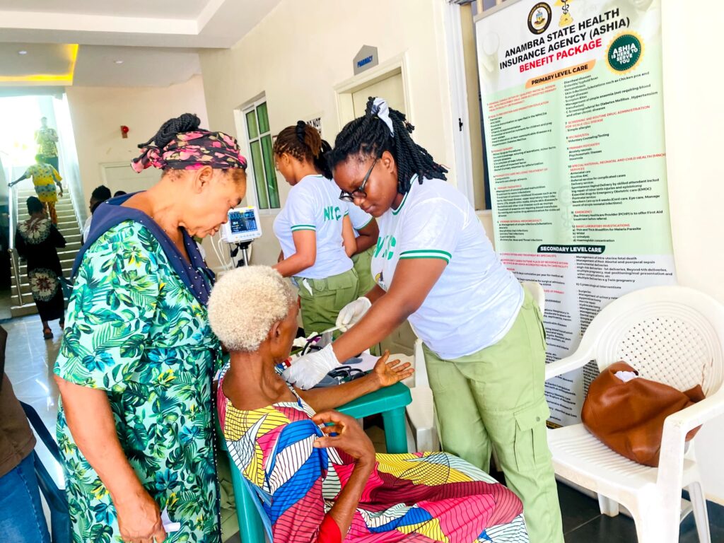 120 rural dwellers get free medical care as NYSC takes healthcare to Amichi
