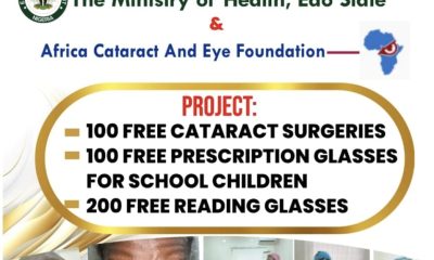 Oloi Evbagharu Erediauwa Foundation launches free eye surgery programme for Edo communities