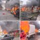 Shops Burned, Foreigners Targeted in East London Over Nigerian Igbo Leader’s Coronation in South Africa