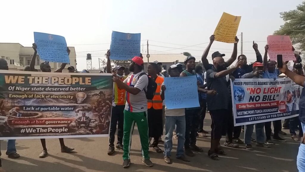 Lagos residents protest persistent power outages, demand improved electricity supply