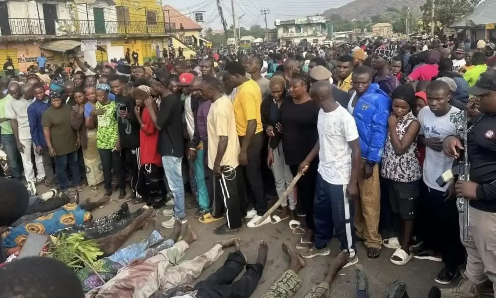 Residents defy curfew, stage protest in Jos over deadly Palm Sunday attack